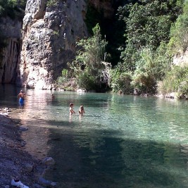 Piscinas naturales en Montanejos