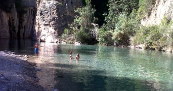 Piscinas naturales en Montanejos