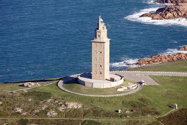 La Torre de Hércules en La Coruña 